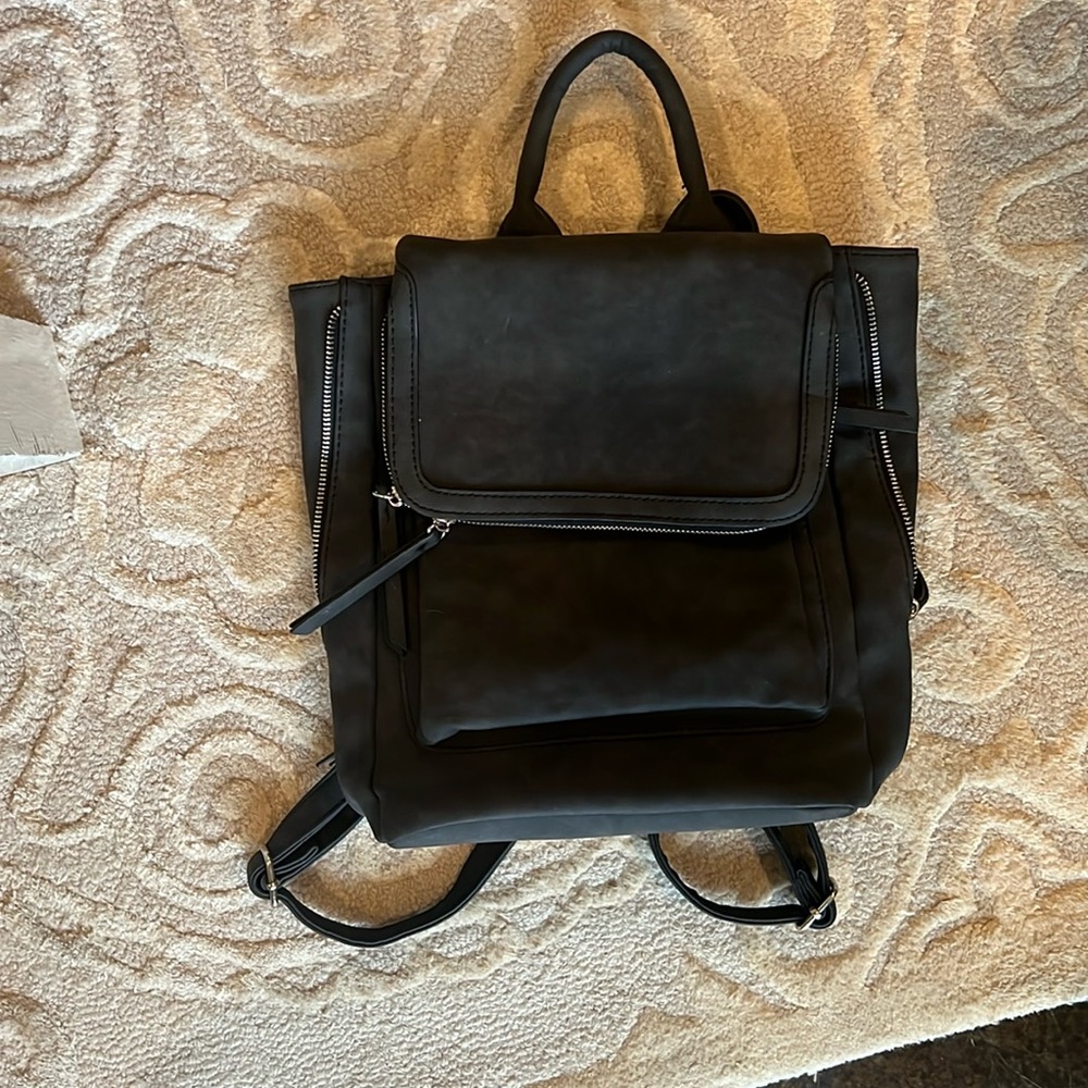 Suede like bookbag